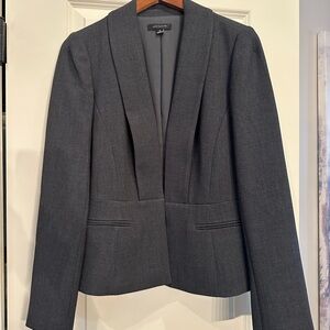 Elegant Gray Women's Blazer